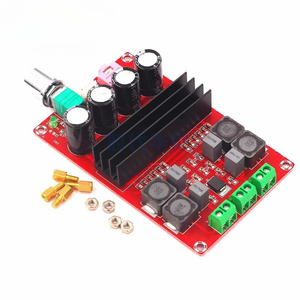 2x100w Xh-m190 Tpa3116 Arduino用デュアルチャンネルデジタルオーディオアンプボードTpa3116 2チャンネルモジュール100w100w12-24v - Product Image 1