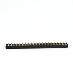 Round <strong>1</strong>.<strong>27mm</strong> Pin straight <strong>header</strong> Connector 2x40 1x40p single double row pcb 2mm female 2.54 vertical male right angle pin <strong>header</strong> - Product Image 2