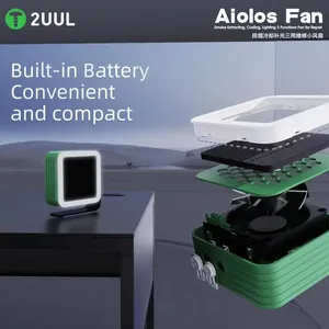 2UUl DA98 AIOLOS Fan cep telefonu anakartlarında IC lehimleme tamir için duman egzoz, soğutma ve aydınlatma fonksiyonları vardır