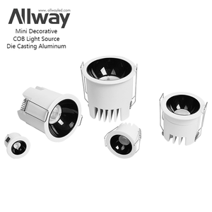 Allway son Mini dekoratif gömme tavan Spot ışık çerçevesi kapalı 2 3 5 8 12 Watt LED Downlight konut - Product Image 1