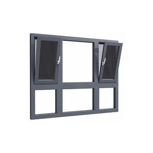 Simple Design Double Glazed <strong>Sash</strong> Aluminum Modern Style Aluminum <strong>Window</strong> Tilting and Rotating <strong>Window</strong> - Product Image 3