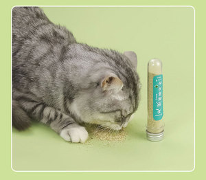 Hierba gatera natural orgánica gato juguete hierba gatera seca gato triturado hojas de menta - Product Image 5