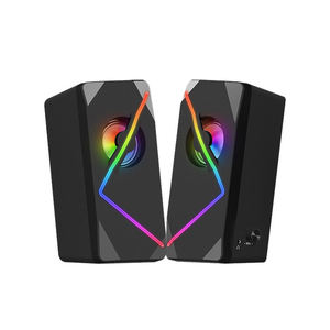 2.0CH <strong>USB</strong> Smart Touch RGB Light Ser Sound Box PC System Gaming Desktop <strong>Computer</strong> With Plastic Cabinet and DC Power Source - Product Image 1