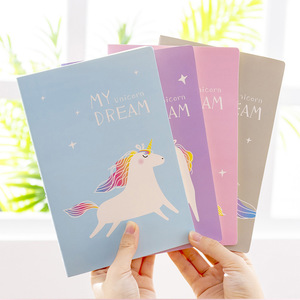 Phantom Unicorn kitap dizüstü karikatür yaratıcı not defteri öğrenci taşınabilir günlüğü araba hattı kitap - Product Image 2