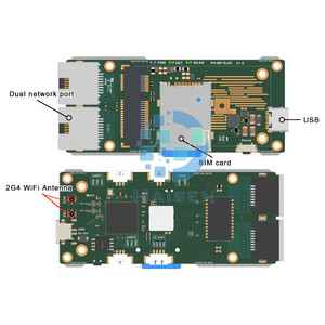 Quectel 4G Kit de placa de desarrollo CPE de doble puerto CAT4 EC25 Módulo de comunicación PCIE 100M Ethernet Wifi portátil - Product Image 3