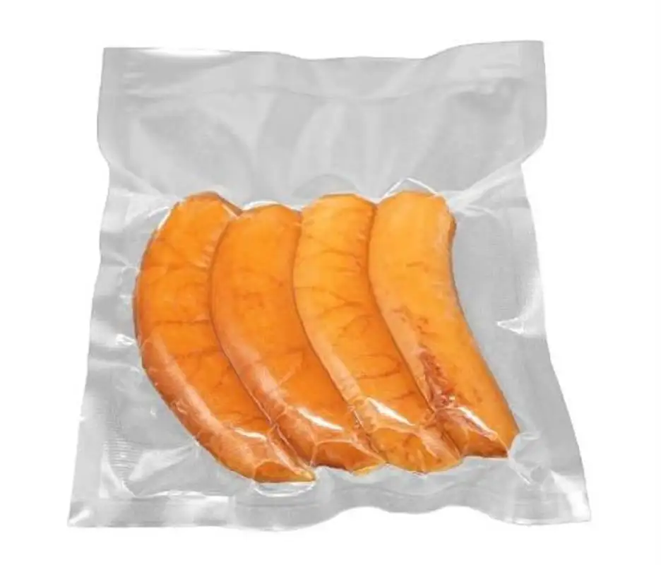 Saco plástico de embalagem PA PE de qualidade alimentar textura a vácuo