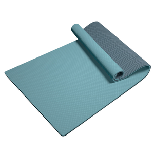 OEM kalın 6mm TPE spor matı kaymaz özel Logo Yoga ve Pilates egzersiz matı ev kullanımı için özel renklerde mevcuttur - Product Image 6
