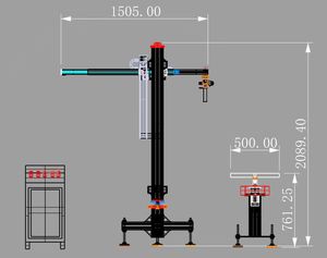 AI Custom ized Industrial Automation Sprüh roboter AI-Motion-MARK5 mit Chrome Spray Painting Equipment Core Motor Component - Product Image 3