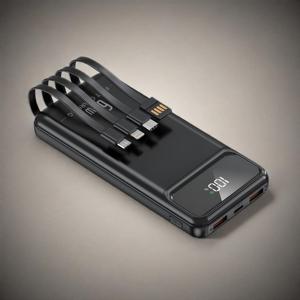 Banco de energía multipuerto de 10.000 mAh-Salida total de 100W 4 Dispositivos Carga rápida simultáneamente - Product Image 5