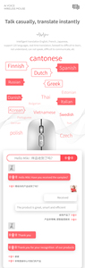 Intelligent Voice AI Mouse 2023 New Wireless Voice Typing Translation Online Input Mice for <strong>Apple</strong> Mac <strong>IOS</strong> / Windows 10 <strong>9</strong> 8 - Product Image 5