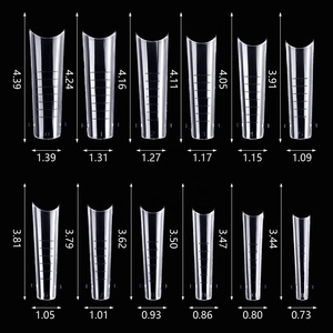 ปลายเล็บอะคริลิคแบบสองรูปแบบมีความยืดหยุ่นสูงบางพิเศษ - Product Image 1