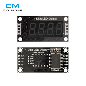 0,36 "Zoll LED-Digital anzeige modul 4-stelliges 7-Segment-Zeituhr Display Tube Driver Board I/O 5-Farben-DIY-Kit für Arduino