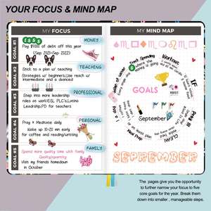 Creative Bandage Calendar A5 <strong>Notebook</strong> New English Version <strong>Date</strong> Planner and Diary <strong>with</strong> 100 Paper Pages - Product Image 4