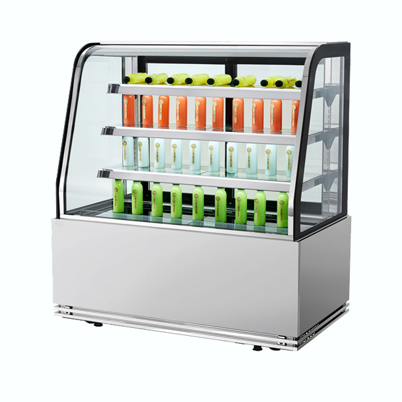 Commercial bakery display cake chiller display refrigerator chiller showcase counter top display