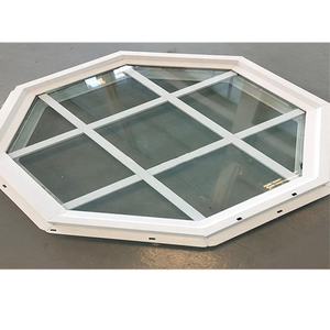 Ventana fija UPVC, productos de tendencia, ventanas de doble acristalado con marco UVC con diseño de parrilla - Product Image 6