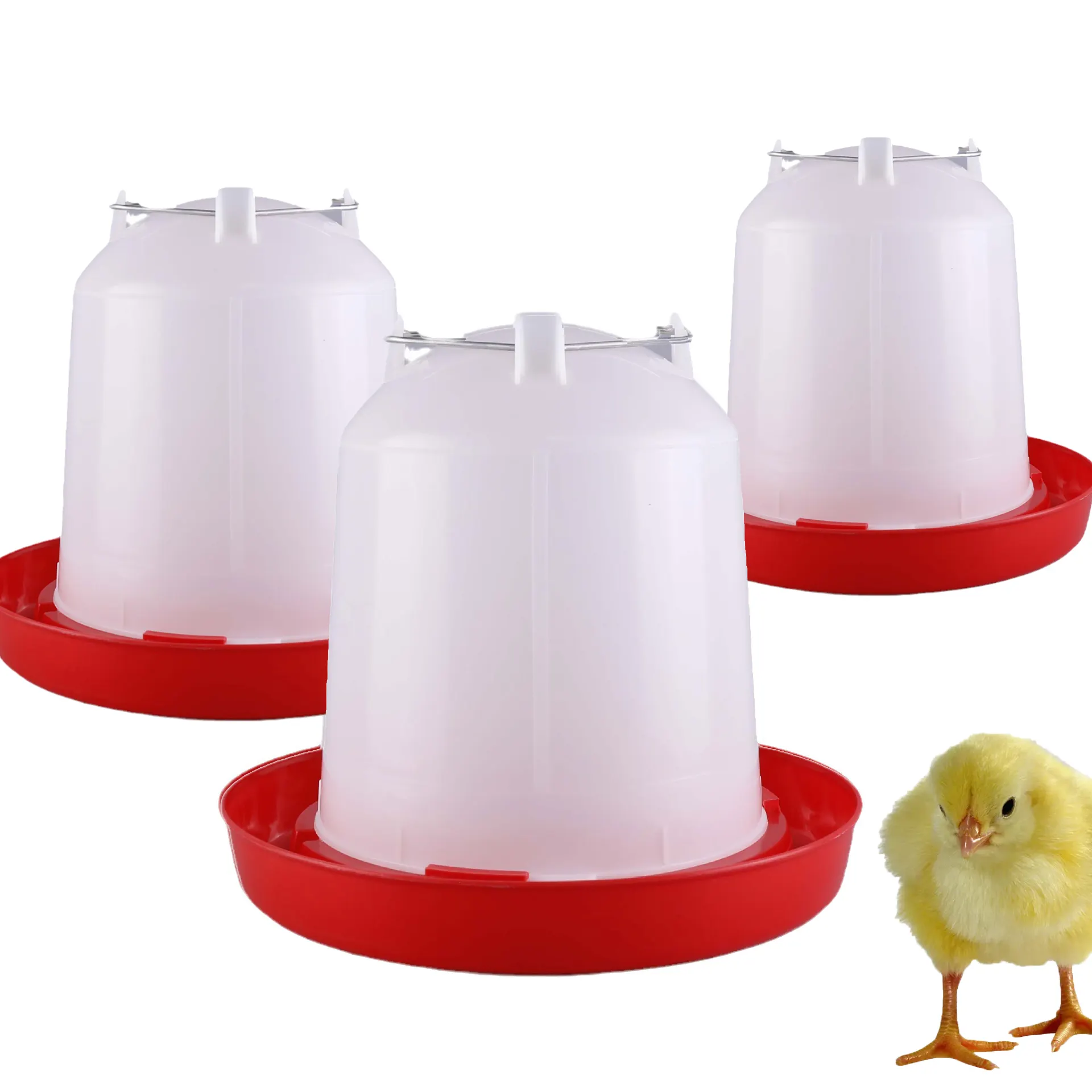 Alimentador de frango de plástico para fazer bebidas, equipamento para aves, alimentador de frango