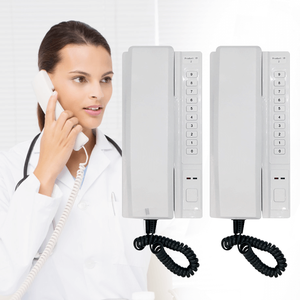 Red de walkie-talkie bidireccional, llamada de alta fidelidad gratuita, sistema de comunicación inalámbrico adecuado, intercomunicador para Hotel Company Hospital - Product Image 1