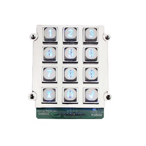 Interno 3*4 interfono numerico tastiera meccanica connettore RS232 controllo accessi tastiera illuminata - Product Image 5
