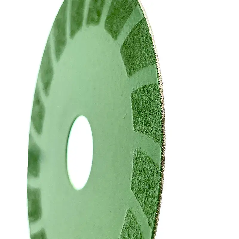 GuHua Vacuum Verde Soldada Concreto Granito Mármore Pedra Telha Diamante Corte Disco Lâmina De Serra