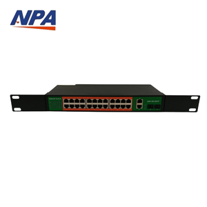 Conmutador de red Fast Ethernet de 24 puertos con Gigabit para cámara IP y AP inalámbrico - Product Image 4