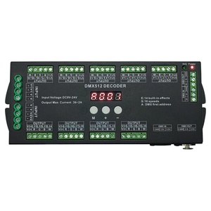 Светодиодный DMX 36CH цифровой дисплей декодер, диммирующий драйвер LED DMX512 декодер для ленты RGBW - Product Image 2