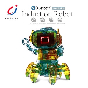 Jueguetes Educational Plastic DIY <strong>Programming</strong> <strong>Robot</strong> Support, Gifts for Kids <strong>Games</strong> Inductive RC Stem <strong>Robot</strong> - Product Image 4