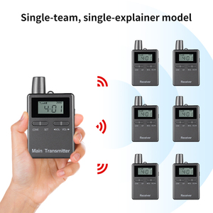 Sistema didattico Audio di Coaching Wireless con comunicazione bidirezionale ricca di età due persone possono contattare altri ricevitori - Product Image 3