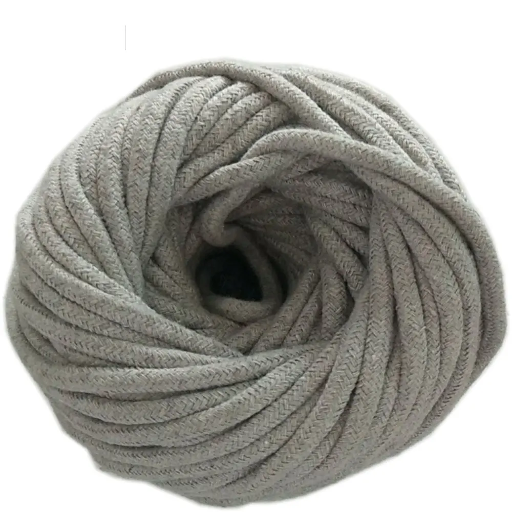 Natural gray cotton cord rope for mattress