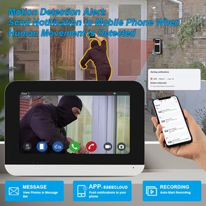 Xinsilu 10 Inch Ips Touchscreen Deur Telefoon Twee-Weg <span class=keywords><strong>Video</strong></span> <span class=keywords><strong>Intercom</strong></span> Met Id-Kaart En Poe Ip Systeem Bestuurd Met Tuya App - Product Image 6