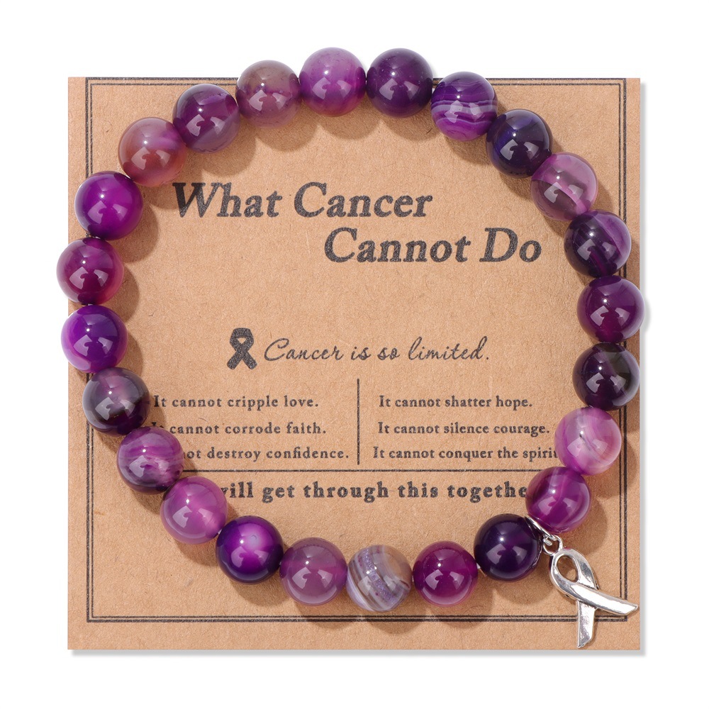 marrone - Agata striata viola