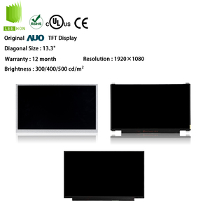 AUO 13,3 ''1920x1080 IPS TFT LCD Pantalla 1080P FHD LVDS EDP Interfaz Panel ancho Módulo LCD de 13,3 pulgadas - Product Image 1
