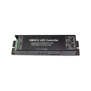 DMX512 декодер ручной RGB/RGBW ленточный декодер с подключением 12 В светодиод и DMX контроллер освещения решения - Product Image 5