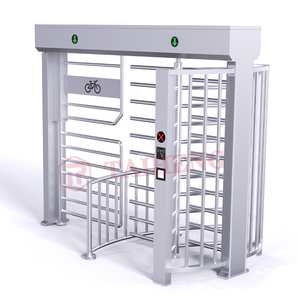 Zweispuriges RFID-Karten zugriffs kontroll system mit voller Höhe Drehs perre Drehkreuze Verbesserte Sicherheit Rollstuhl benutzer Menschen - Product Image 6