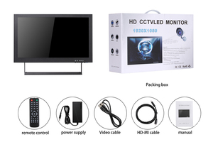 Factory OEM 13 Inch <strong>Lcd</strong> <strong>Monitor</strong> Screen CCTV <strong>Monitor</strong> <strong>With</strong> Industrial Metal case and <strong>BNC</strong>/VGA/AV/USB/HD MI <strong>Input</strong> - Product Image 6