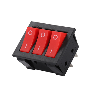 KCD9 6 pin 40*33mm kapalı 3 güç basmalı düğme anahtarı 15A 250V 3PST su geçirmez tekne zemini rocker anahtarı olmadan işık - Product Image 1