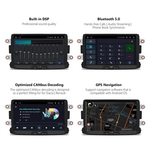 XTRONS 8英寸触摸屏安卓11汽车视频播放器雷诺Captur符号与无线CarPlay DSP - Product Image 4