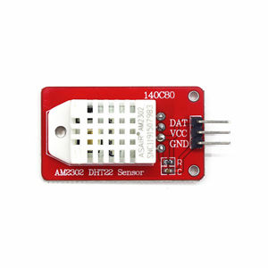 AM2302 DHT22 Módulo de sensor de temperatura y humedad Módulo de sensor Microcontrolador Tablero rojo