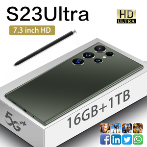 S23Ultra Multifunctional <strong>Function</strong> 7.3 Inch HD+Incell Exclamation Screen Phone with Beauty Camera AG Glass Rear Cover RTS - Product Image 3