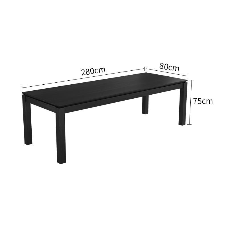 Carbonized pine tea table 280*80*75cm