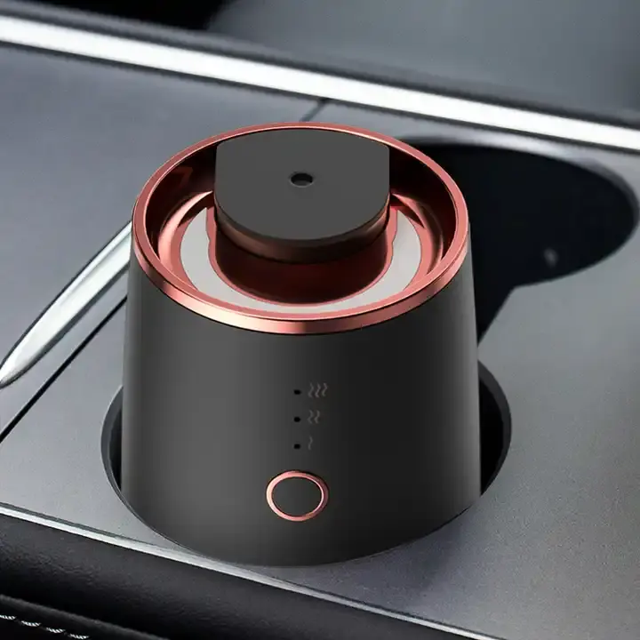 SCENTA lüks USB şarj edilebilir araba uçucu yağ Mini Aroma dağıtıcı Nano Mist makinesi sprey araba kokulu hava temizleyicileri