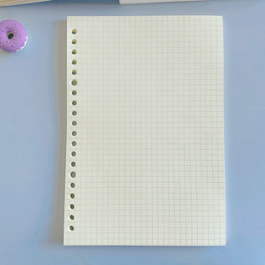 Papel de repuesto para libreta de hojas sueltas, 6 agujeros, A5/A6, Cuenta de mano, línea horizontal interna, páginas interiores personalizadas, cuaderno - Product Image 5