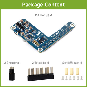 PoE HAT (G) Waveshare Power Over Ethernet HAT (G) 5V 5A Salida 802.3af en la red para Raspberry Pi 5 - Product Image 5