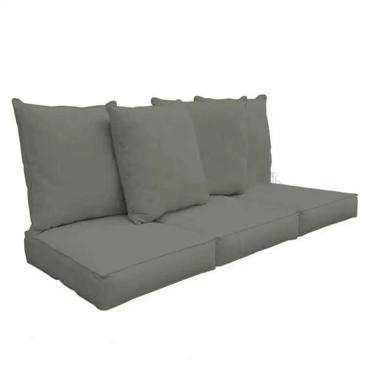 Almofadas personalizadas para assento de sofá de praia, mobília de exterior com travesseiros traseiros para cadeira de sofá de jardim