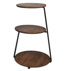 Mesita de noche multifuncional de 3 capas, estante de almacenamiento adecuado para espacio pequeño, sala de estar, dormitorio - Product Image 1