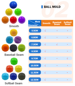 New Arrival Chất Liệu PVC Đánh Đào Tạo Trọng Lượng Thực Hành Tập Thể Dục Nâng Bóng Chày Mềm Bóng Cát Đầy Bóng - Product Image 4
