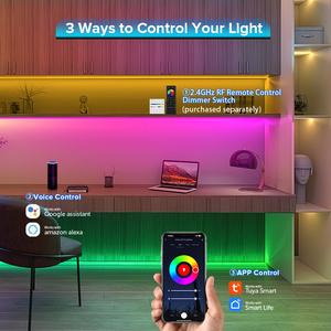 2025 nuovo Multi colore 5050 Smd COB PWM RGBW RGBCCT ad alta frequenza TUYA RGB WIFI 3 in1 LED Controller