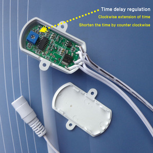 DC 5v-24v 5A USB PIR红外运动检测器传感器，用于发光二极管灯带智能感应开关黑白 - Product Image 5