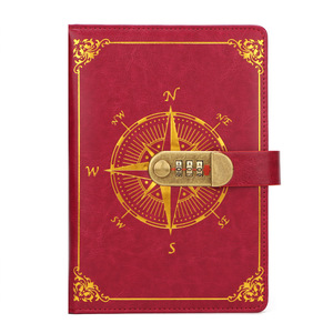 Fabricante de China, suministros para cuaderno, diseño de cubierta Simple, Bloc de notas para estudiantes, papelería, cuaderno con contraseña con cerradura - Product Image 5