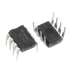 ชิปวงจรรวม TL072CP DIP-8 TL072 TL07Z DIP8เครื่องขยายเสียง JFET-INPUT เสียงรบกวนต่ำ072ชิ้น - Product Image 1