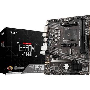Новый бренд для MSI B550M-A PRO DDR4 64G Настольный игровой компьютер AMD B550 разъем AM4 MATX SATA Материнская плата Placa Madre B550M - Product Image 1